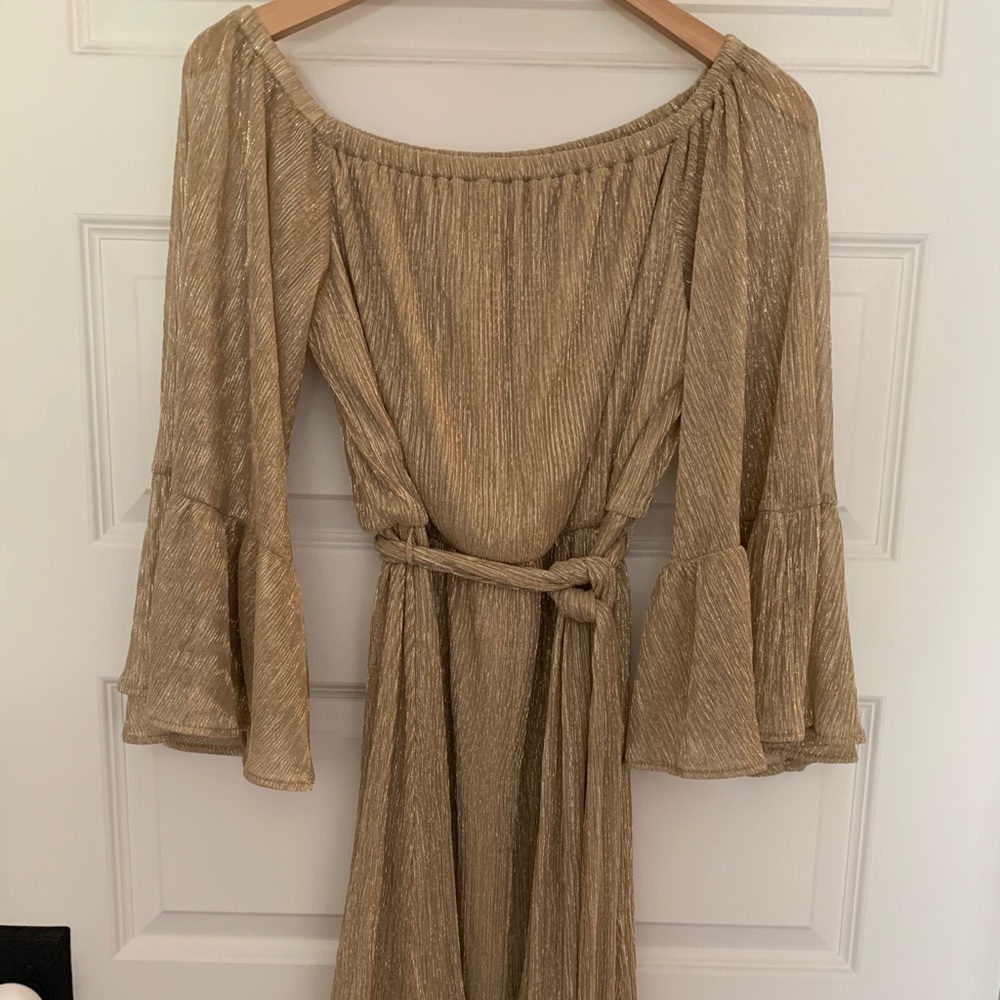 Golden Metallic dress